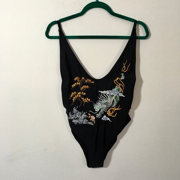 7️⃣💙 taming the dragon plunging swimsuit - Picture 5 of 5